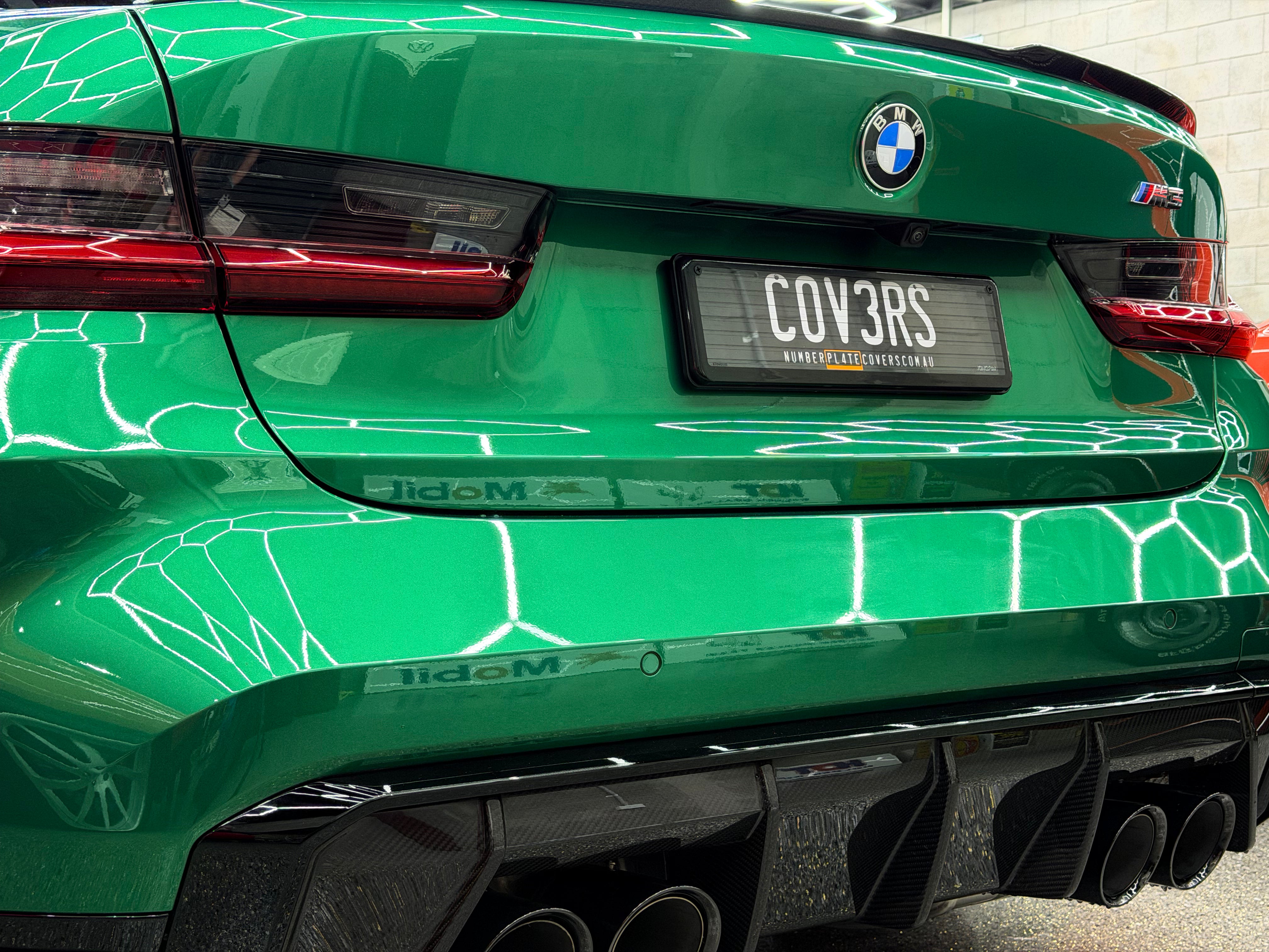 Kingpin NSW & SA Premium Number Plate Covers with Pinstripe