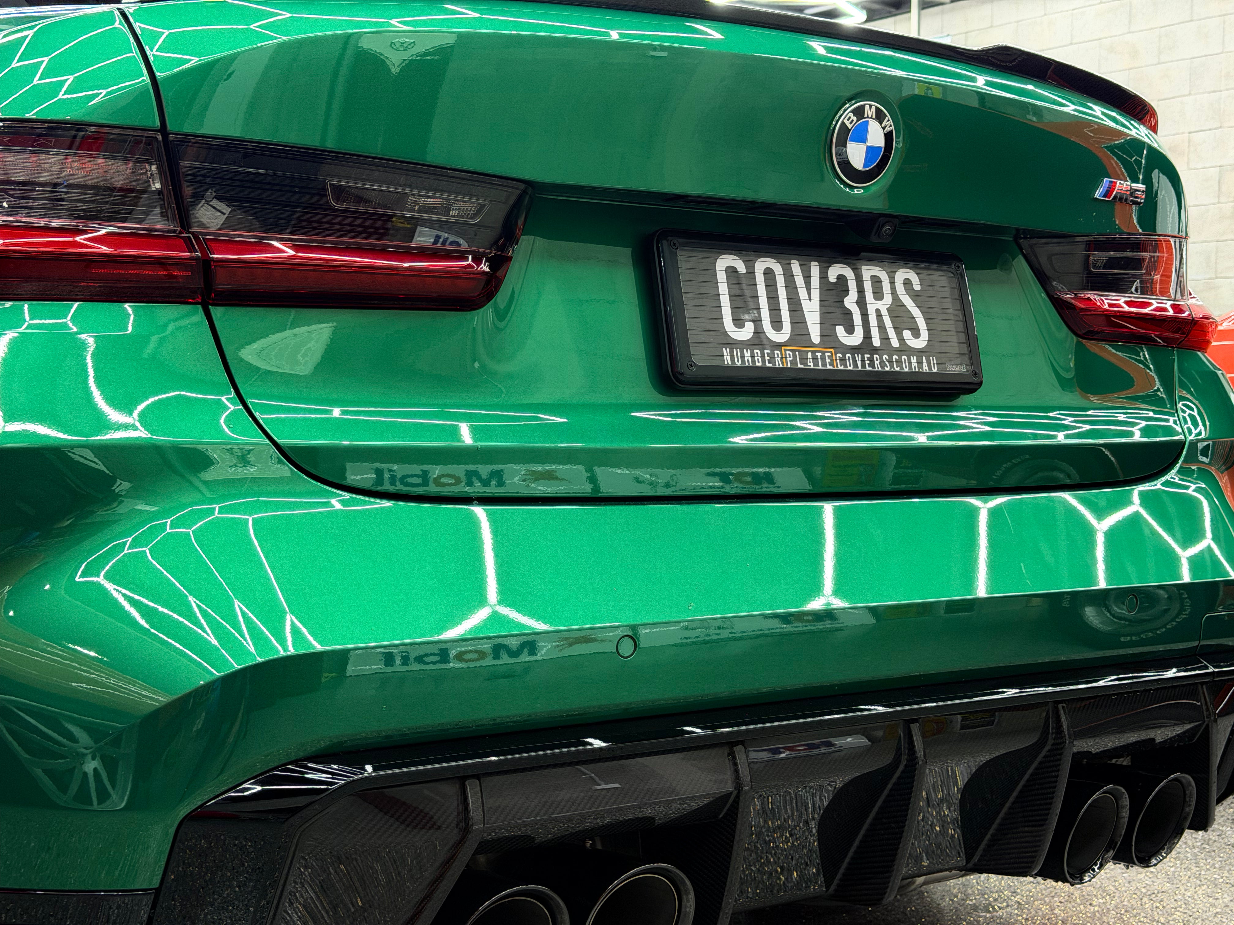 Nuline Standard Number Plate Covers with Pinstripe