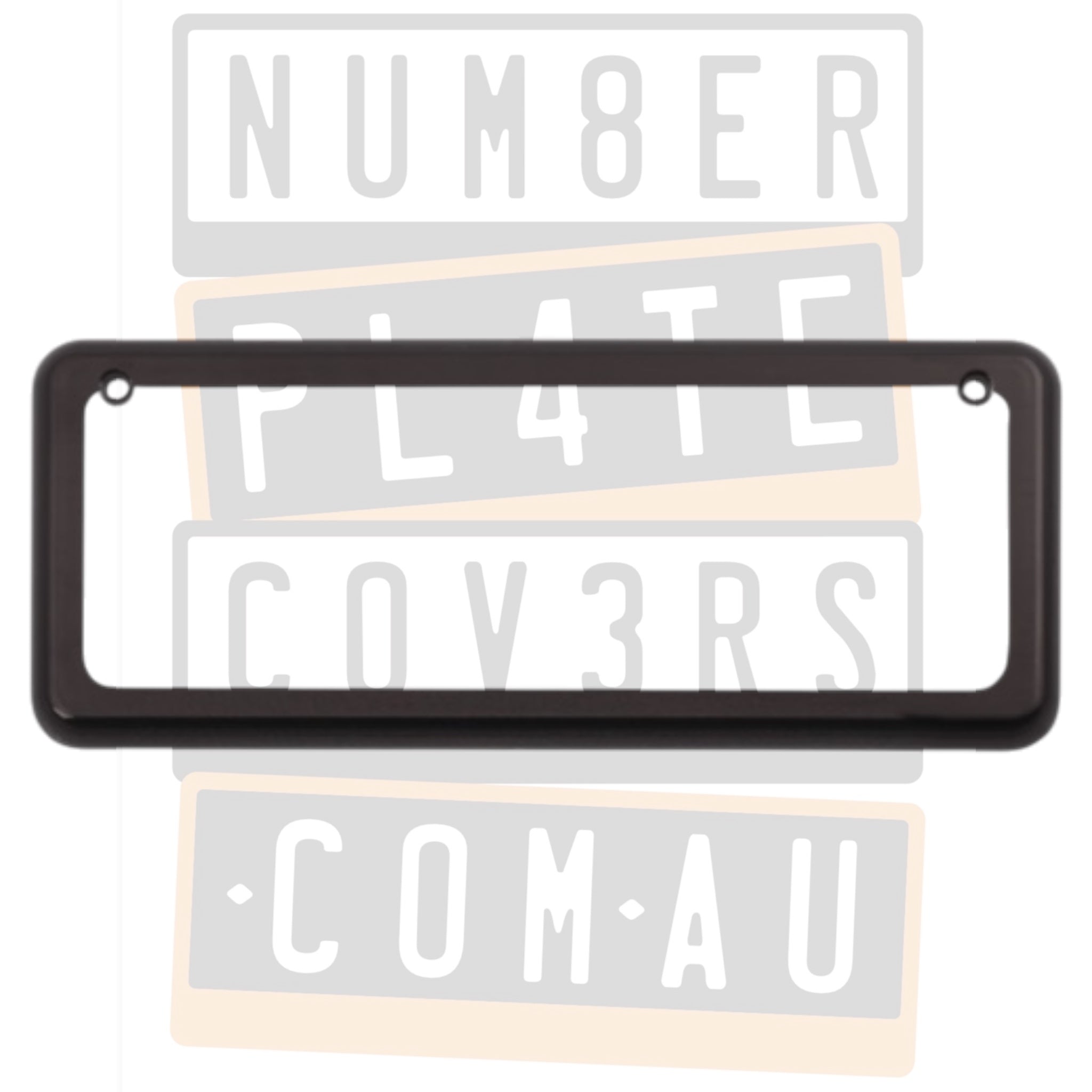 Kingpin 3-4 Digit Slimline Number Plate Covers