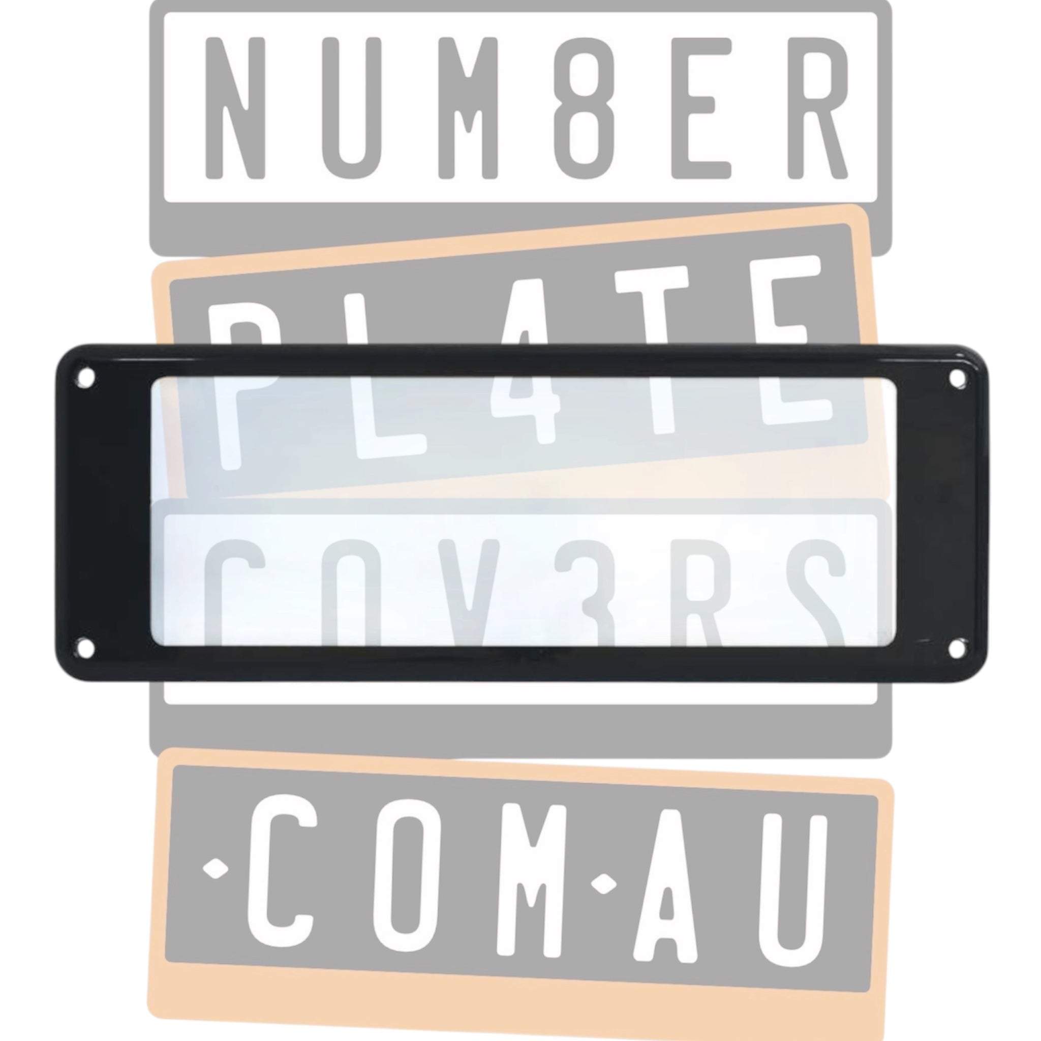Kingpin 5 Digit Standard Number Plate Covers KP25
