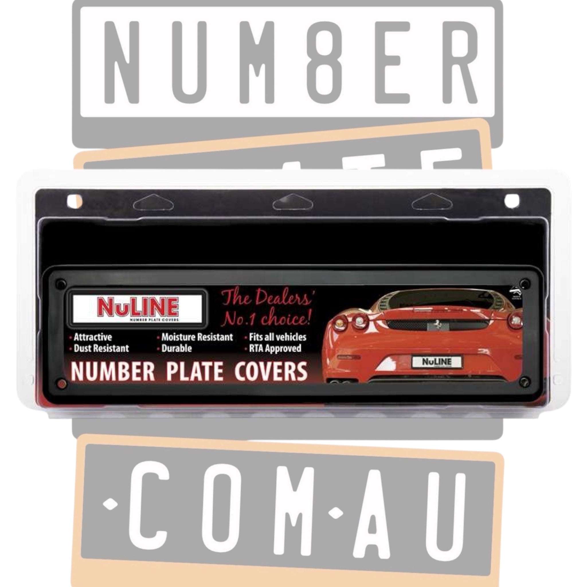 Nuline NSW & SA Premium Number Plate Covers