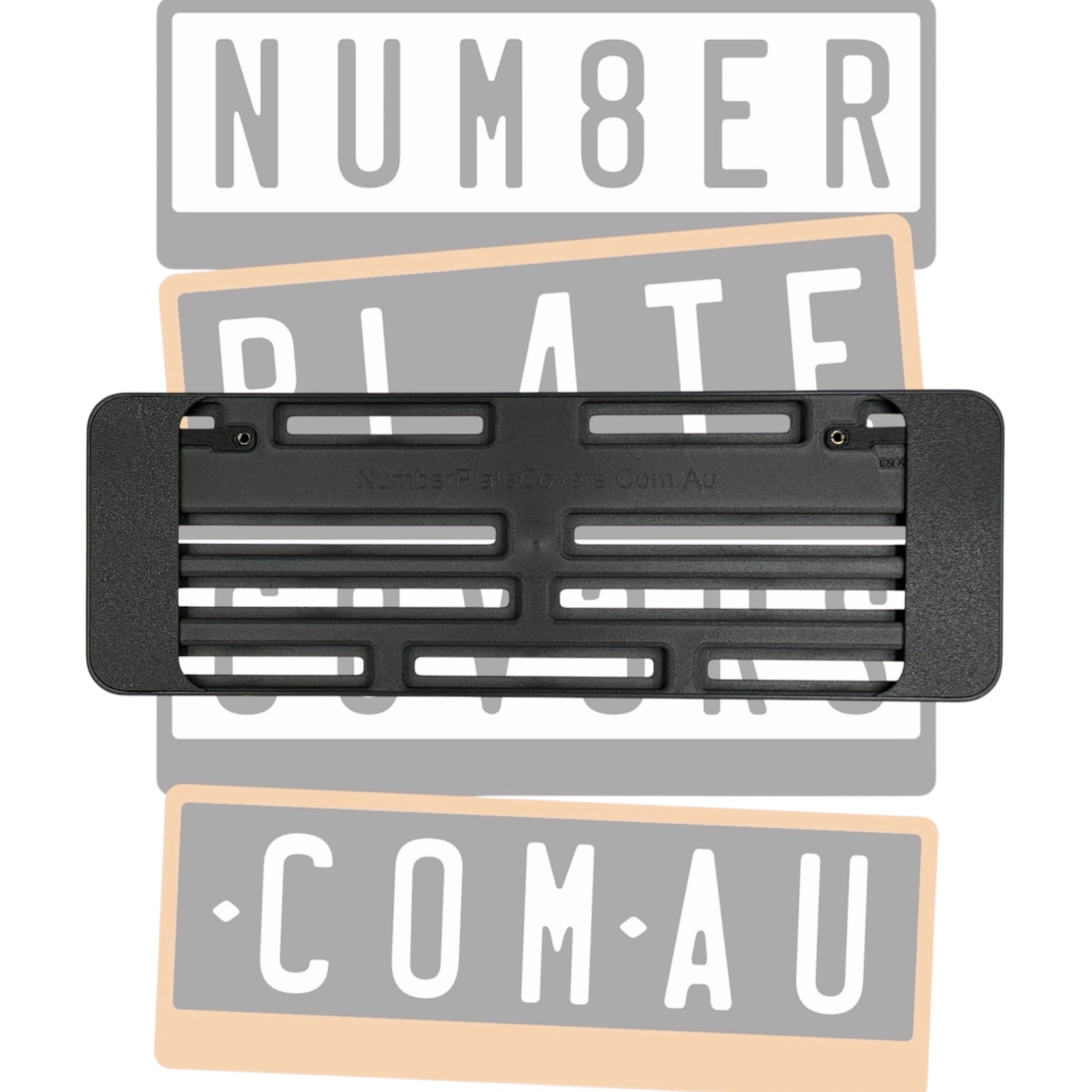 NPC Slimline 5 Digit Number Plate Backing Plate