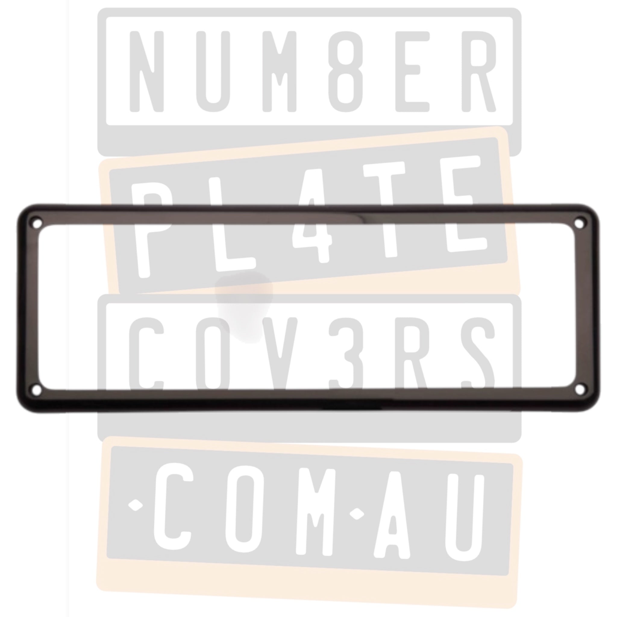 Kingpin Standard Number Plate Covers