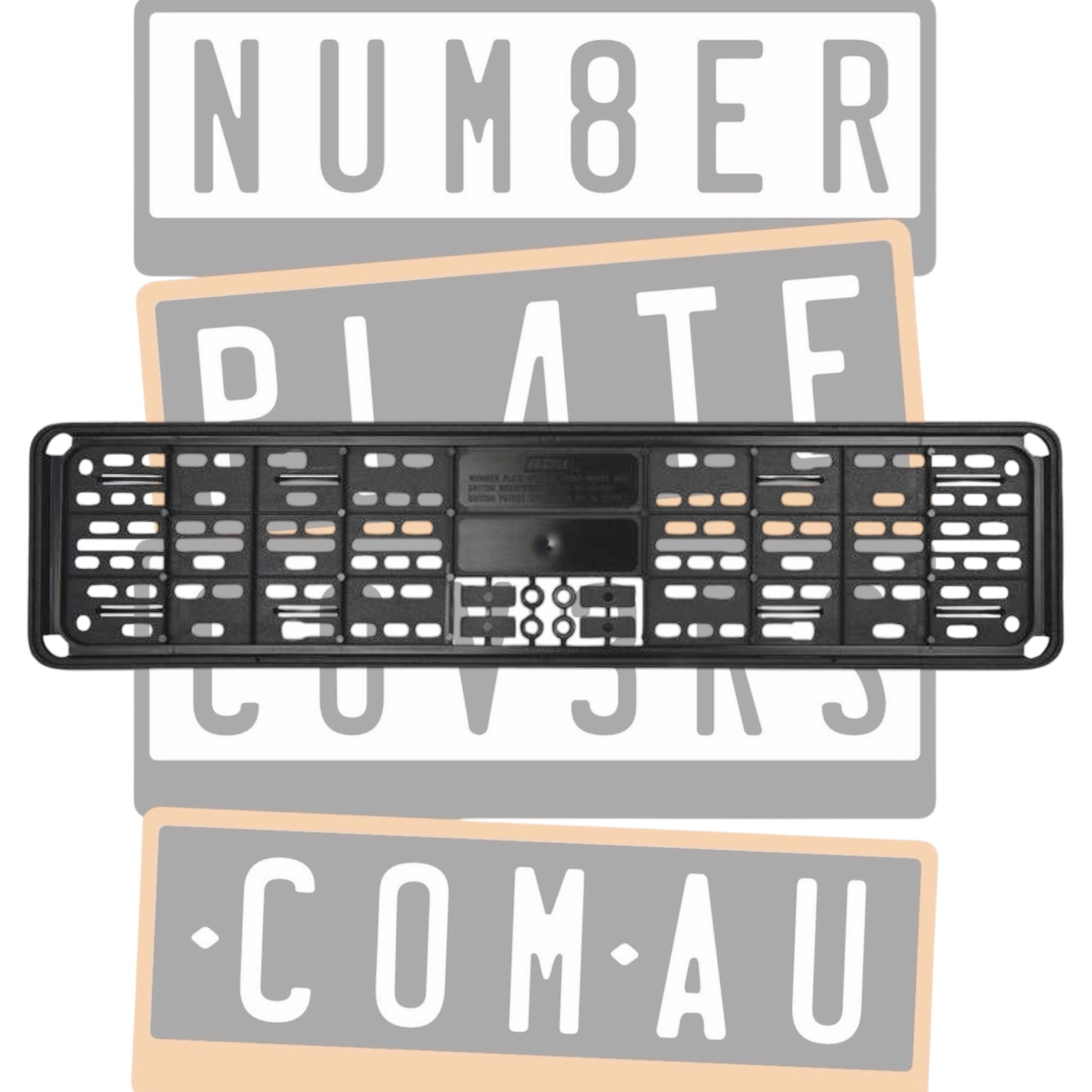 Kingpin Standard Euro Number Plate Covers