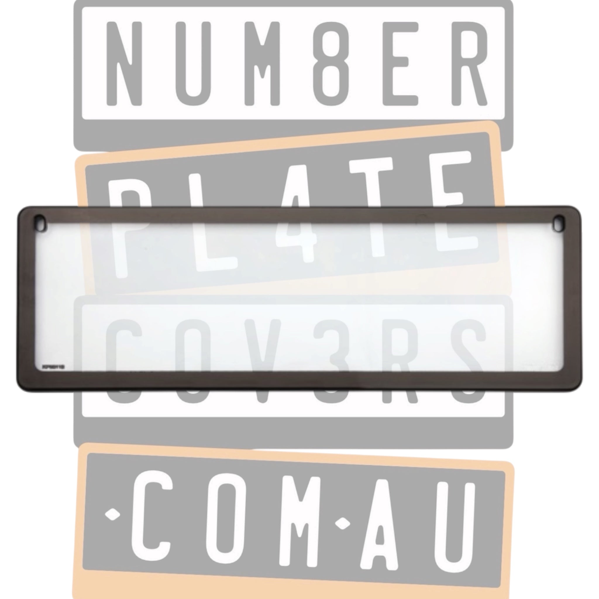 Kingpin Standard Euro & NSW Premium Combo Number Plate Covers