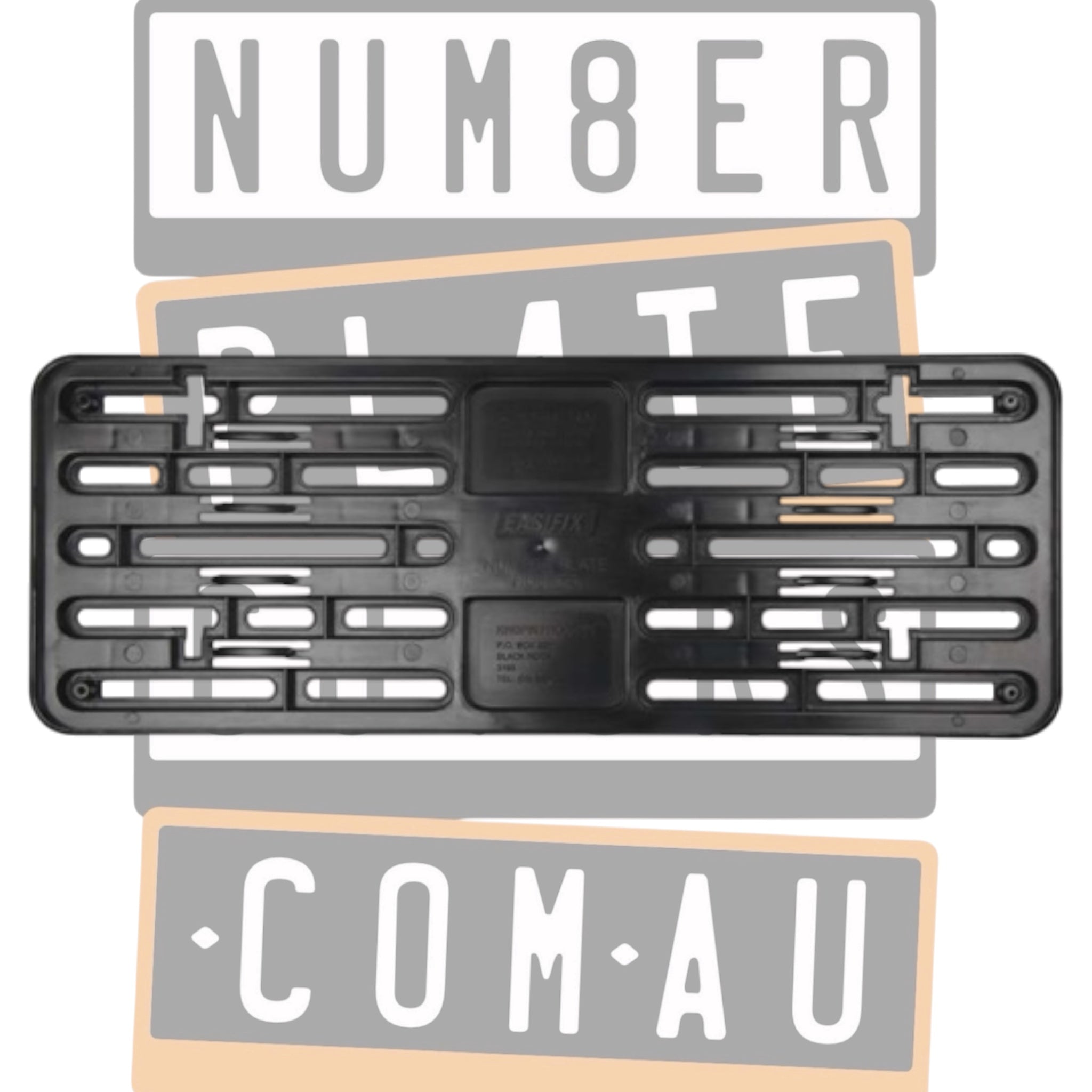 Kingpin Standard Number Plate Backing Plate