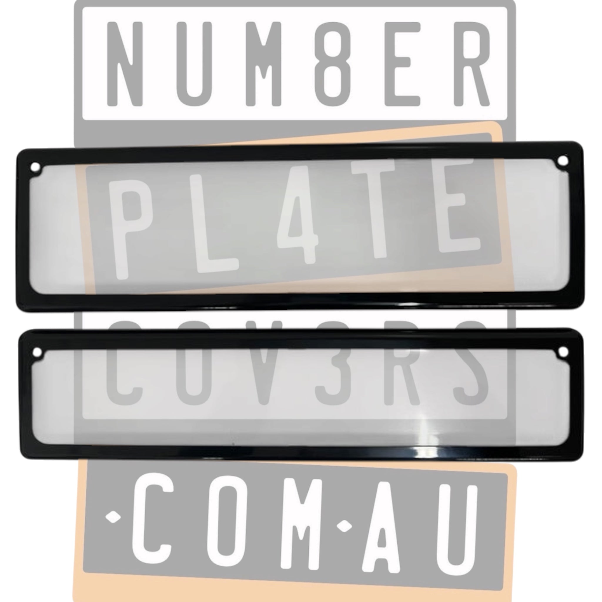 Nuline NSW & SA Premium Number Plate Covers