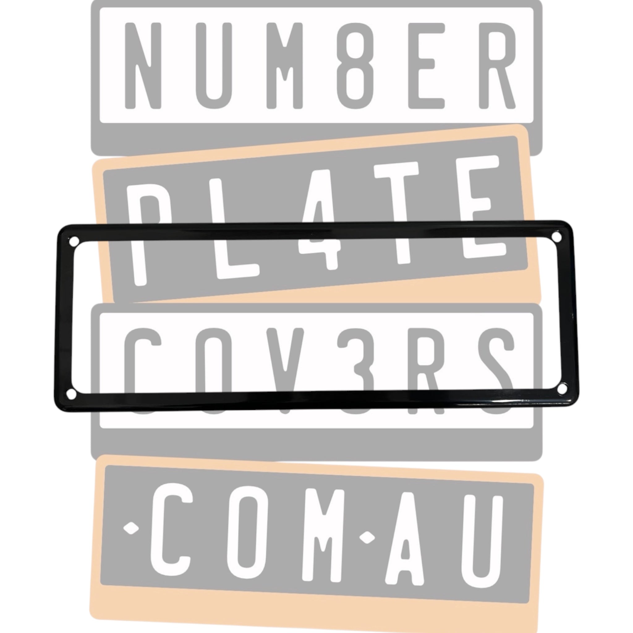 Nuline Standard Number Plate Covers