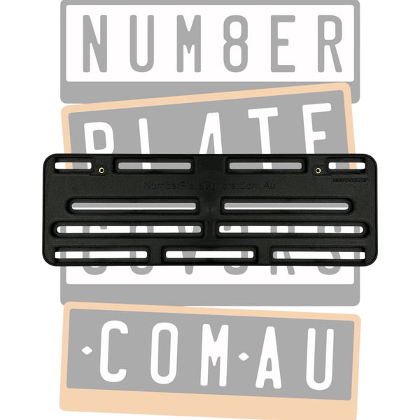NPC Slimline 5 Digit Number Plate Backing Plate