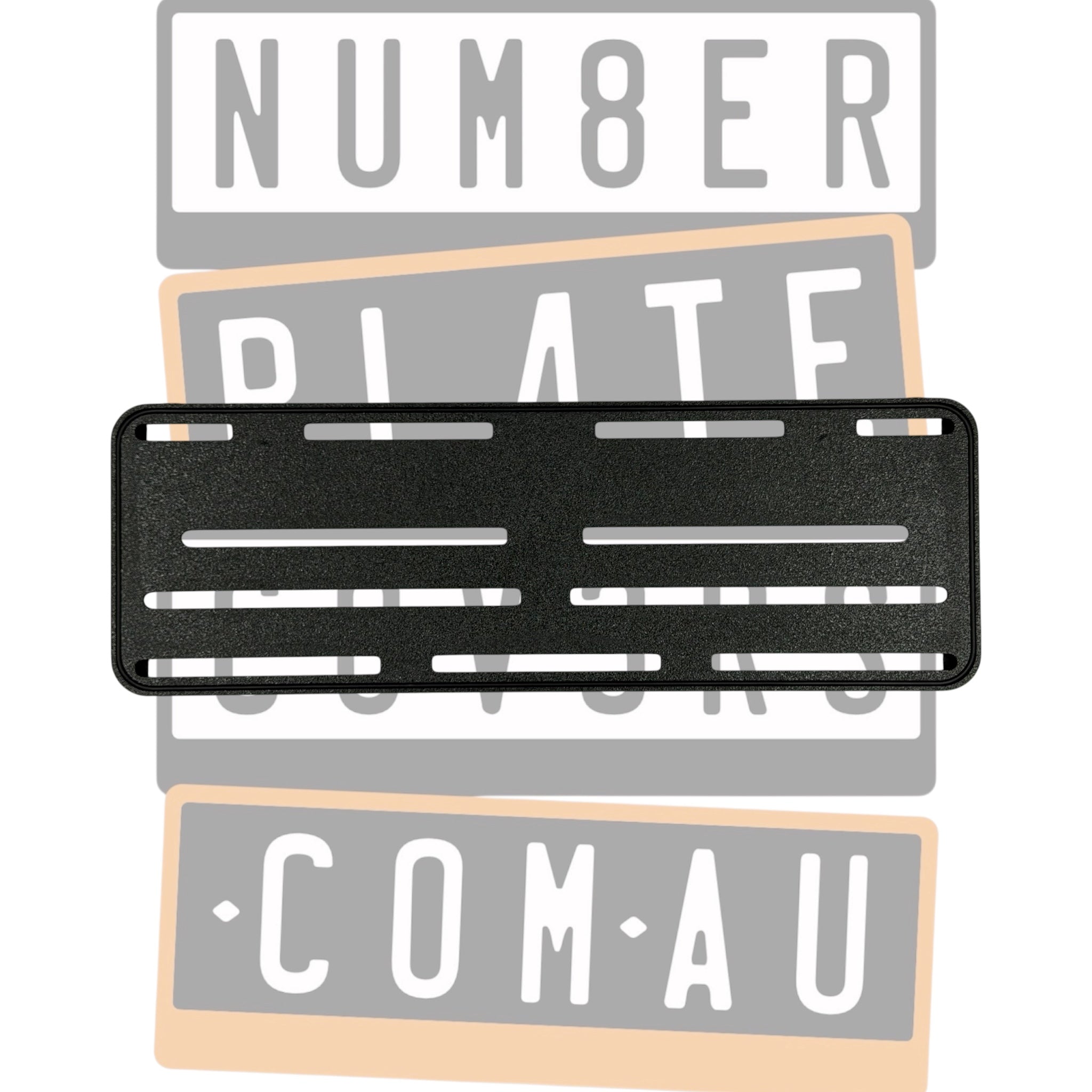 NPC Slimline 5 Digit Number Plate Backing Plate